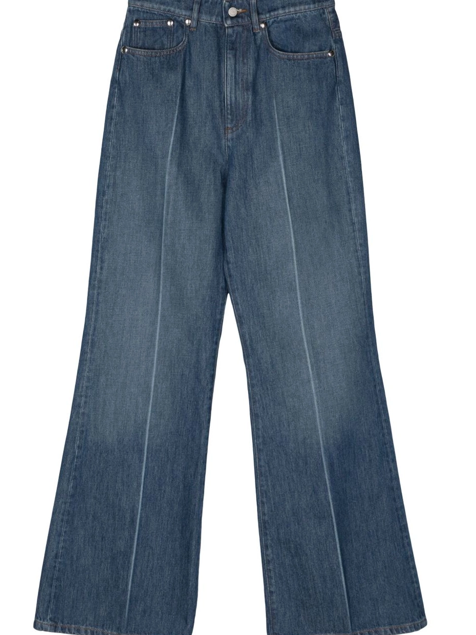 Cheap Clienteau Women jeans A.P.C. wide-leg high-rise 0425